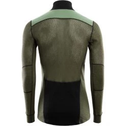 Aclima Hiking Mock Neck Shirt Men jet black/olive night/dill -Ski & Thermal Underwear Tops Sales Store aclima hiking mock neck shirt men jet black olive night dill 3