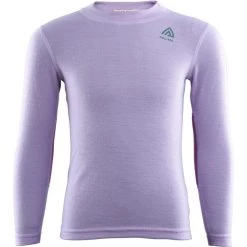 Ski & Thermal Underwear Tops Sales Store 11 Aclima WarmWool Crew Neck Shirt Kids purple rose/sunset purple