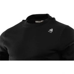 Aclima WarmWool Hood Sweater Men jet black -Ski & Thermal Underwear Tops Sales Store aclima warmwool hood sweater men jet black 3