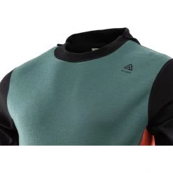 Aclima WarmWool Hood Sweater Men north atlantic/jet black/red clay -Ski & Thermal Underwear Tops Sales Store aclima warmwool hood sweater men north atlantic jet black red clay 3