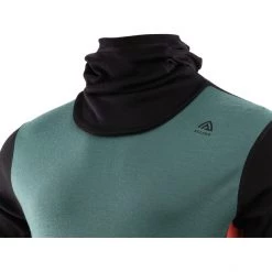 Aclima WarmWool Hood Sweater Men north atlantic/jet black/red clay -Ski & Thermal Underwear Tops Sales Store aclima warmwool hood sweater men north atlantic jet black red clay 4