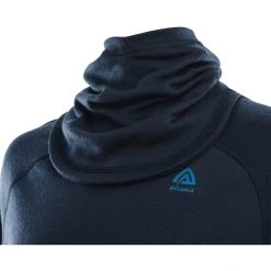 Aclima WarmWool Hood Sweater Women navy blazer/azure blue/blue sapphire -Ski & Thermal Underwear Tops Sales Store aclima warmwool hupullinen aluskerrospaita naiset navy blazer azure blue blue sapphire 4