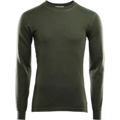 Aclima WarmWool Crew Neck Shirt Men olive night