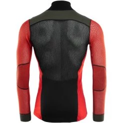 Aclima Hiking Mock Neck Shirt Men jet black/poinciana/olive night 9 Aclima Hiking Mock Neck Shirt Men jet black/poinciana/olive night -Ski & Thermal Underwear Tops Sales Store aclima woolnet hiking mock neck shirt men jet black poinciana olive night 4