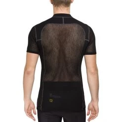 Aclima Woolnet T-Shirt Men jet black -Ski & Thermal Underwear Tops Sales Store aclima woolnet t shirt men jet black 3