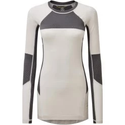 ARTILECT Darkhorse 185 Zoned Crew LS Shirt Women moonbeam/ash