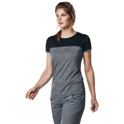 Berghaus Voyager Tech Tee SS Crew Baselayer Women carbon marl/jet black -Ski & Thermal Underwear Tops Sales Store berghaus voyager tech alusvaatteet naiset carbon marl jet black 2 1