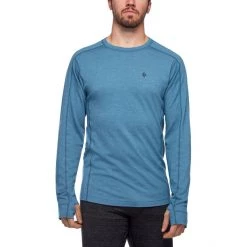 Black Diamond Solution 150 Merino Baselayer Crew Men astral blue -Ski & Thermal Underwear Tops Sales Store black diamond solution 150 merino baselayer crew herren astral blue 3