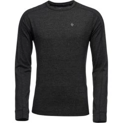 Black Diamond Solution 150 Merino Baselayer Crew Men black