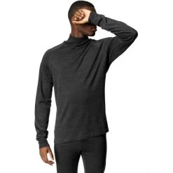 Houdini Activist Turtleneck Baselayer Men true black -Ski & Thermal Underwear Tops Sales Store houdini activist turtleneck baselayer men true black 2