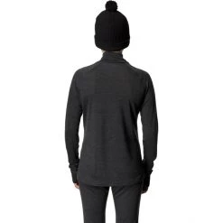 Houdini Activist Turtleneck Baselayer Women true black -Ski & Thermal Underwear Tops Sales Store houdini activist turtleneck baselayer women true black 4