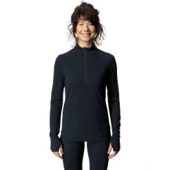 Houdini Desoli Light Half-Zip Baselayer Women blue illusion
