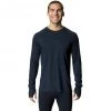Houdini Desoli Mid Crew Sweater Men blue illusion -Ski & Thermal Underwear Tops Sales Store houdini desoli mid crew sweater men blue illusion 1