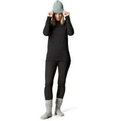 Houdini Desoli Thermal Crew Sweater Women true black -Ski & Thermal Underwear Tops Sales Store houdini desoli thermal crew sweater women true black 4