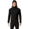 Houdini Desoli Thermal Half-Zip Baselayer Men true black -Ski & Thermal Underwear Tops Sales Store houdini desoli thermal half zip baselayer men true black 1