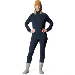 Houdini Desoli Thermal Half-Zip Baselayer Women blue illusion -Ski & Thermal Underwear Tops Sales Store houdini desoli thermal half zip baselayer women blue illusion 4