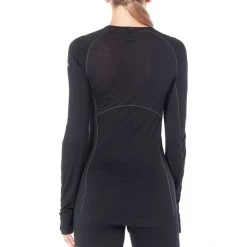 Icebreaker 150 Zone LS Crew Shirt Women black/mineral -Ski & Thermal Underwear Tops Sales Store icebreaker 150 zone alusvaatteet naiset black mineral 3
