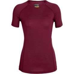 Icebreaker 150 Zone SS Crew Top Women cherry