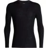 Icebreaker 175 Everyday LS Crew Top Men black -Ski & Thermal Underwear Tops Sales Store icebreaker 175 everyday alusvaatteet miehet black 1 1