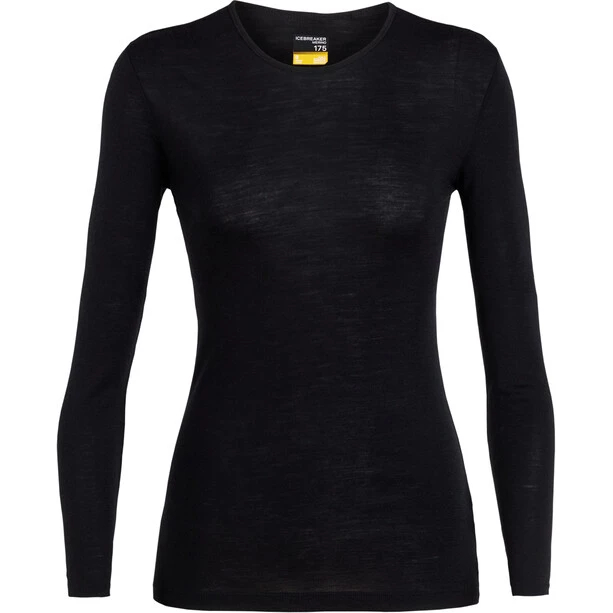 Icebreaker 175 Everyday LS Crew Top Women black 3 Icebreaker 175 Everyday LS Crew Top Women black