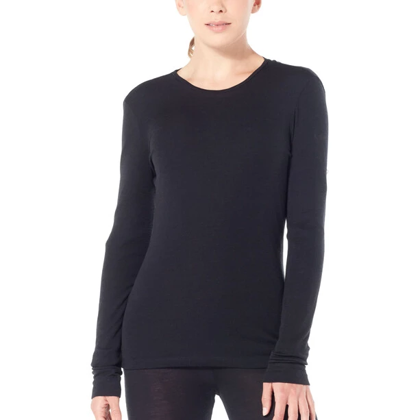 Icebreaker 175 Everyday LS Crew Top Women black 4 Icebreaker 175 Everyday LS Crew Top Women black - Image 2