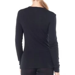 Icebreaker 175 Everyday LS Scoop Top Women black -Ski & Thermal Underwear Tops Sales Store icebreaker 175 everyday alusvaatteet naiset black 3 2