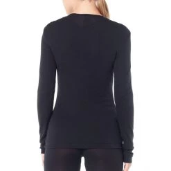 Icebreaker 175 Everyday LS Crew Top Women black 9 Icebreaker 175 Everyday LS Crew Top Women black -Ski & Thermal Underwear Tops Sales Store icebreaker 175 everyday alusvaatteet naiset black 3