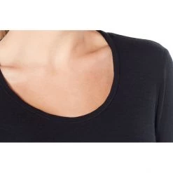 Icebreaker 175 Everyday LS Scoop Top Women black -Ski & Thermal Underwear Tops Sales Store icebreaker 175 everyday alusvaatteet naiset black 5 1