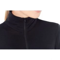 Icebreaker 175 Everyday LS Half-Zip Top Women black -Ski & Thermal Underwear Tops Sales Store icebreaker 175 everyday alusvaatteet naiset black 5 2