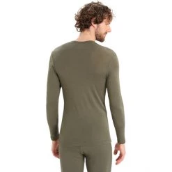 Icebreaker 175 Everyday LS Crew Top Men loden -Ski & Thermal Underwear Tops Sales Store icebreaker 175 everyday ls crew top men loden 3