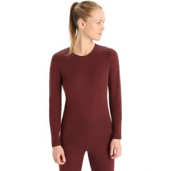 Icebreaker 175 Everyday LS Crew Top Women espresso -Ski & Thermal Underwear Tops Sales Store icebreaker 175 everyday ls crew top women espresso 2