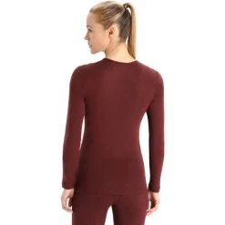 Icebreaker 175 Everyday LS Crew Top Women espresso -Ski & Thermal Underwear Tops Sales Store icebreaker 175 everyday ls crew top women espresso 3