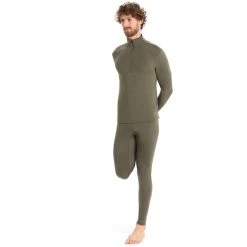 Icebreaker 175 Everyday LS Half-Zip Top Men loden -Ski & Thermal Underwear Tops Sales Store icebreaker 175 everyday ls half zip top men loden 4