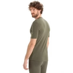 Icebreaker 175 Everyday SS Crew Top Men loden -Ski & Thermal Underwear Tops Sales Store icebreaker 175 everyday ss crew top men loden 3
