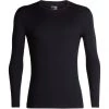 Icebreaker 200 Oasis LS Crew Top Men black -Ski & Thermal Underwear Tops Sales Store icebreaker 200 oasis alusvaatteet miehet black 1