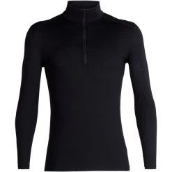 Icebreaker 200 Oasis LS Half-Zip Top Men black