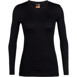 Icebreaker 200 Oasis LS Crew Top Women black