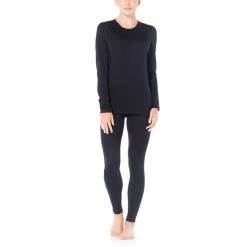 Icebreaker 200 Oasis LS Crew Top Women black -Ski & Thermal Underwear Tops Sales Store icebreaker 200 oasis alusvaatteet naiset black 4