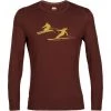 Icebreaker 200 Oasis Last Run LS Crew Shirt Men espresso -Ski & Thermal Underwear Tops Sales Store icebreaker 200 oasis last run ls crew shirt men espresso 1