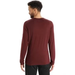 Icebreaker 200 Oasis Last Run LS Crew Shirt Men espresso -Ski & Thermal Underwear Tops Sales Store icebreaker 200 oasis last run ls crew shirt men espresso 3