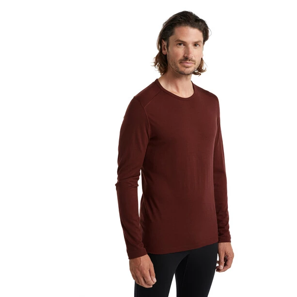 Icebreaker 200 Oasis LS Crew Top Men espresso 4 Icebreaker 200 Oasis LS Crew Top Men espresso - Image 2