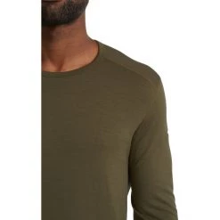 Icebreaker 200 Oasis LS Crew Top Men loden -Ski & Thermal Underwear Tops Sales Store icebreaker 200 oasis ls crew top men loden 5