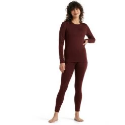 Icebreaker 200 Oasis LS Crew Top Women espresso -Ski & Thermal Underwear Tops Sales Store icebreaker 200 oasis ls crew top women espresso 4