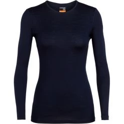 Icebreaker 200 Oasis LS Crew Top Women midnight navy