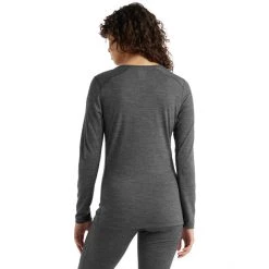 Icebreaker 200 Oasis LS Scoop Top Women gritstone heather -Ski & Thermal Underwear Tops Sales Store icebreaker 200 oasis ls scoop top women gritstone heather 2