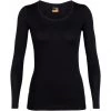 Icebreaker 200 Oasis LS Scoop Top Women black -Ski & Thermal Underwear Tops Sales Store icebreaker 200 oasis ls scoop top women musta 1