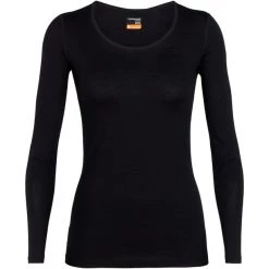 Icebreaker 200 Oasis LS Scoop Top Women black