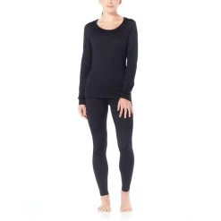 Icebreaker 200 Oasis LS Scoop Top Women black -Ski & Thermal Underwear Tops Sales Store icebreaker 200 oasis ls scoop top women musta 4