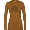 Icebreaker 200 Oasis Ski Circle LS Crew Shirt Women clove -Ski & Thermal Underwear Tops Sales Store icebreaker 200 oasis ski circle ls crew shirt women clove 1