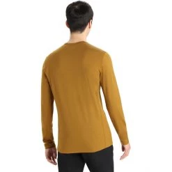 Icebreaker 200 Oasis Ski Stripes LS Crew Shirt Men clove -Ski & Thermal Underwear Tops Sales Store icebreaker 200 oasis ski stripes ls crew shirt men clove 3